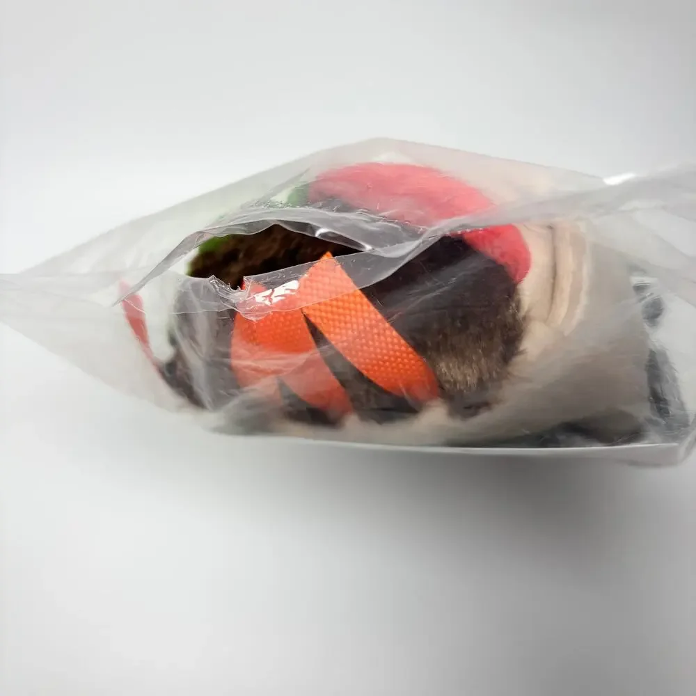 Pet Craft Supply Hide N Seek Plush Dog Toys Squeaky Crinkle Chewy Burrito